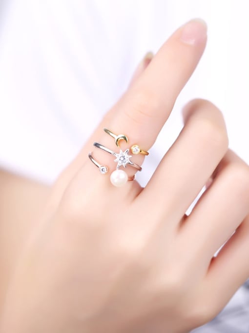 kwan Simple Style Three Pieces Fashion Ring Set 1