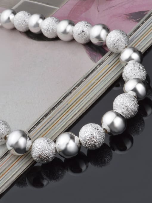 Ya Heng Fashion Beads Copper Silver Plated Bracelet 2