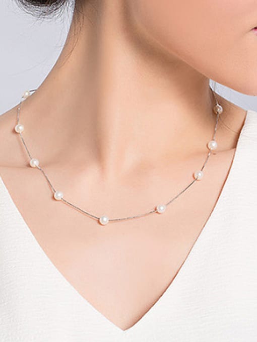 EVITA PERONI Fashion Freshwater Pearls Necklace 1