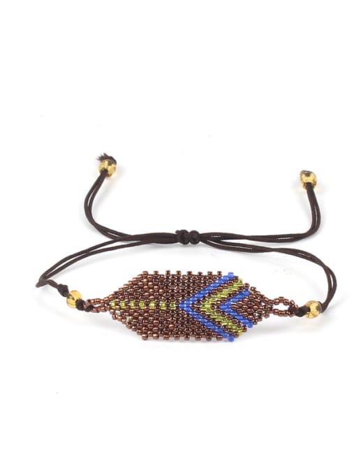 JHBZBVB497-D Bohemia Retro Style Woven Rope Bracelet