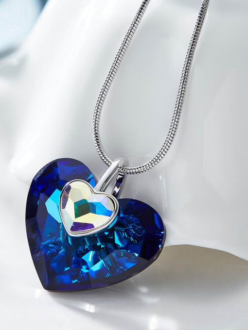 CEIDAI 2018 2018 Heart-shaped Crystal Necklace 2