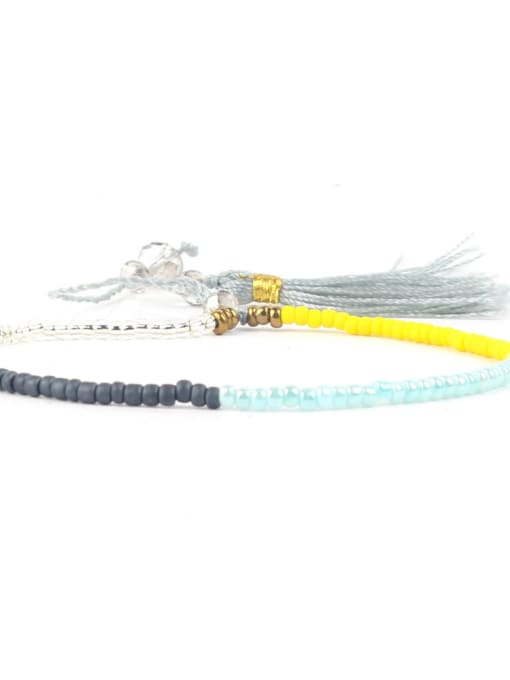 HB561-K Woven Tassel Women Fashion Bracelet