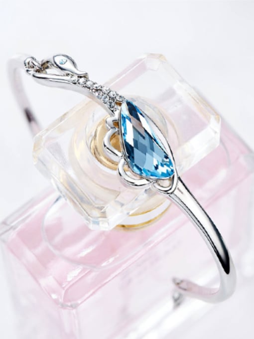 CEIDAI Simple Blue austrian Crystal Women Bracelet 2