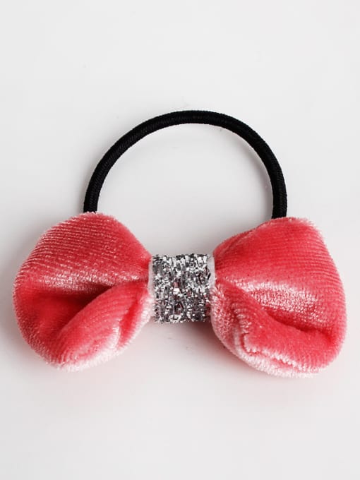 Pink Hair Rope Kids' Bow Hair Accessories