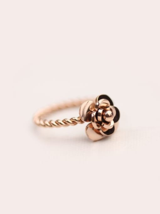 GROSE Beautiful Flower-shape Women Ring 0