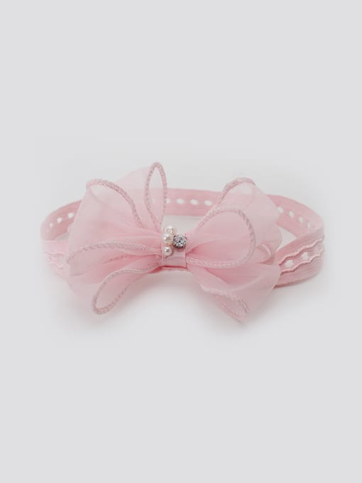 Light Pink Butterfly Yarn bady headband