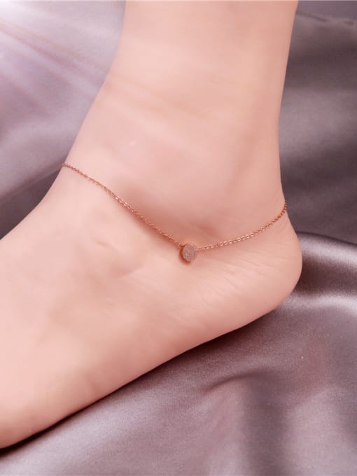 GROSE Rose Gold Plated Fashion Women Anklet 1