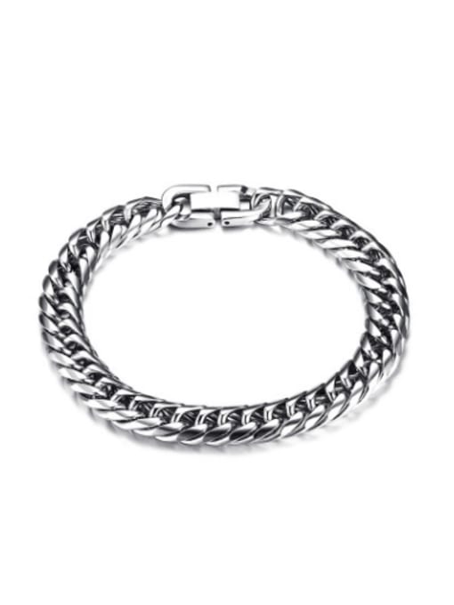 CONG Fashionable High Polished Stainless Steel Bracelet 0
