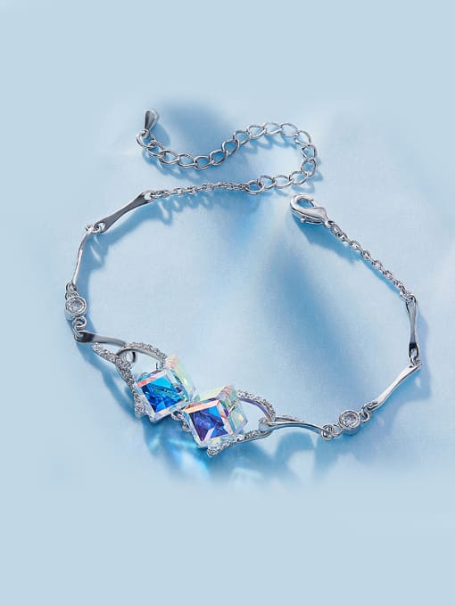 Blue austrian Crystals Bracelet