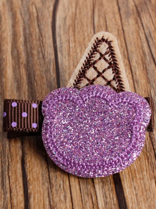 04 Ice Cream Lovely Purple Hair clip