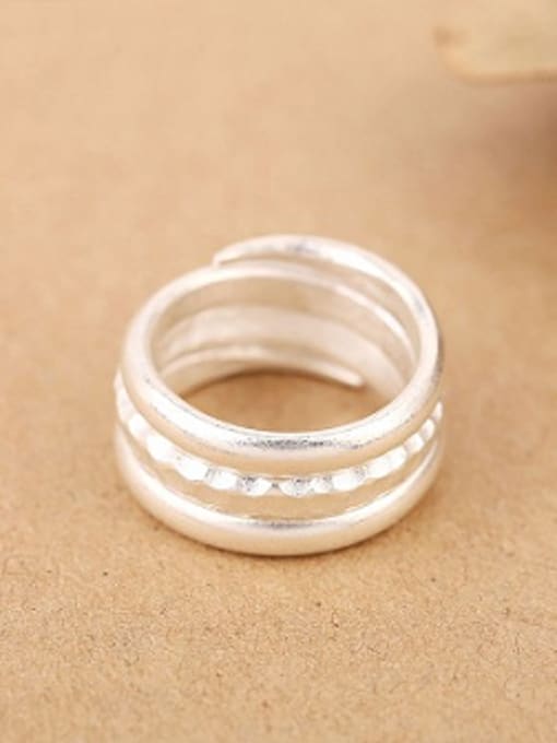 Peng Yuan Simple Sterling Silver Handmade Ring 0