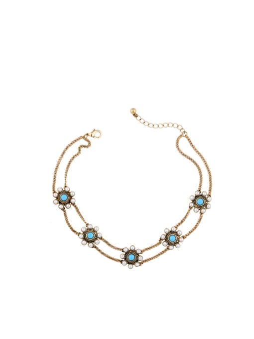KM Double Layer Simple Style Necklace