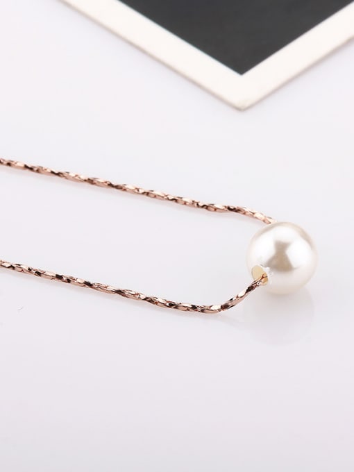 OUXI Women Fashion Exquisite Pearl Necklace 1