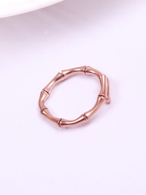 GROSE Fashion Bamboo Light Opening Ring 0