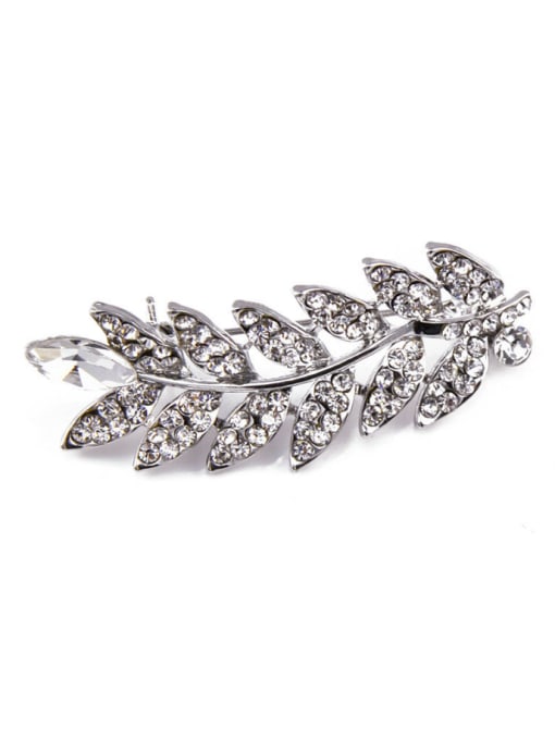 Inboe 2018 2018 Leaf-shaped Crystals Brooch 3