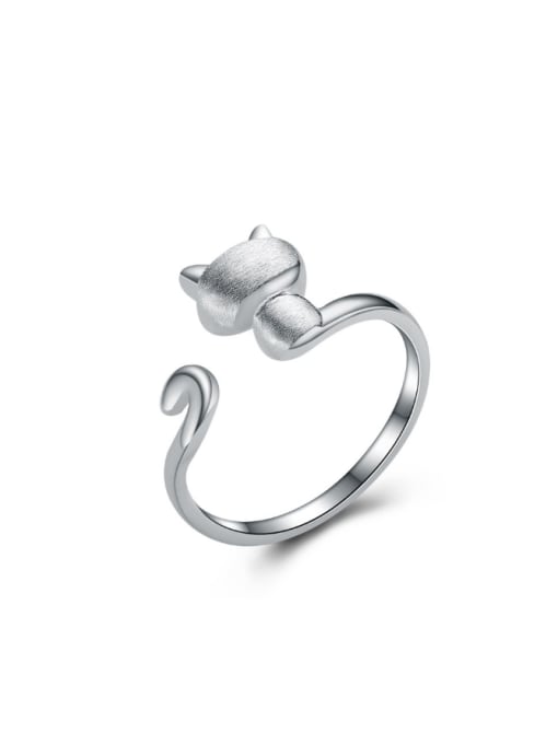kwan Lovely Cat Opening Ring Valentine's Day Gift 0