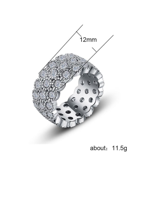 MATCH Copper With Cubic Zirconia Delicate Round Band Rings 1