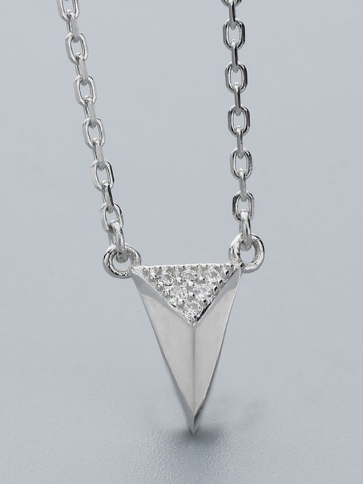 One Silver 2018 Fresh Triangle Necklace 3