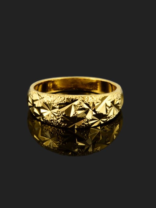 Yi Heng Da Women Exquisite 24K Gold Plated Star Shaped Ring 1