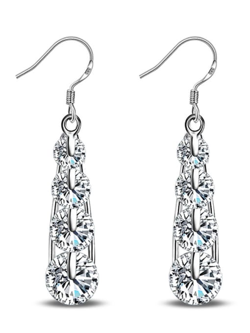 Earrings AAA Zircons Exquisite Fashion Water Drop Earrings