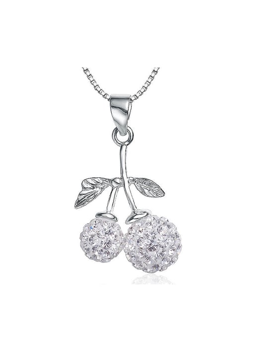 One Silver Fruit Shaped Pendant