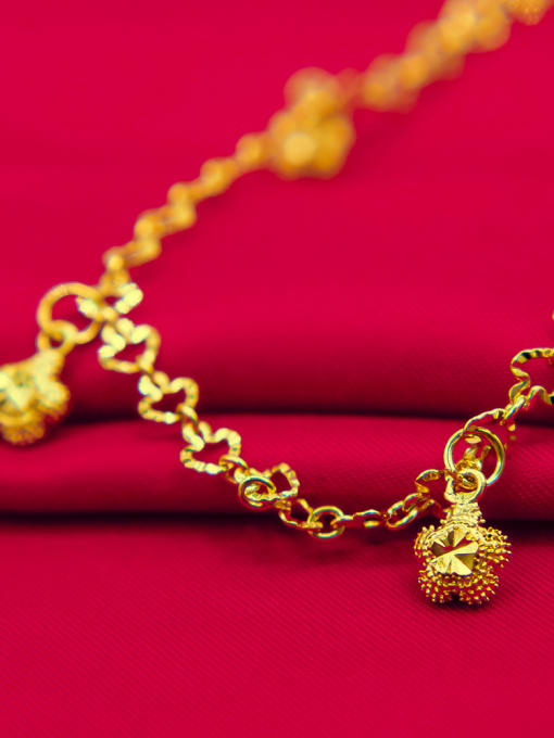 golden Adjustable Length Mushroom Shaped Foot Jewelry