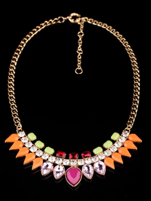 KM New Designe Colorful Women Necklace 1