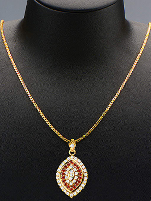 Days Lone Fashion Oval Zircon Necklace 1