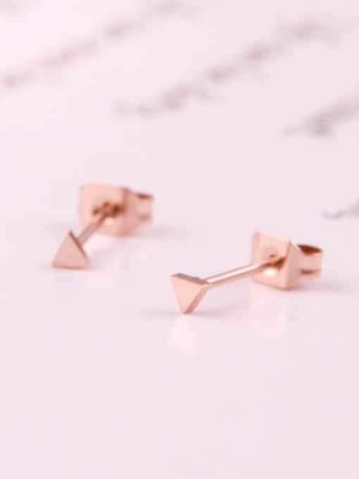 GROSE Small Triangle Women Stud Earrings 2