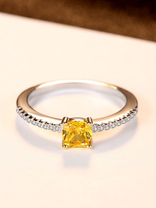 CCUI Sterling silver with citrine ring 1