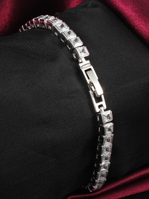 SANTIAGO Elegant 18K Plated 4A Zircon Bracelet 1