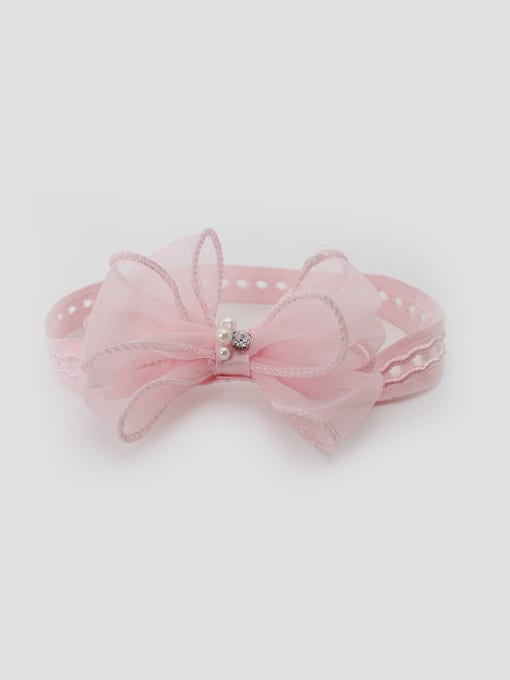 Pink Yarn Elastic bady headband