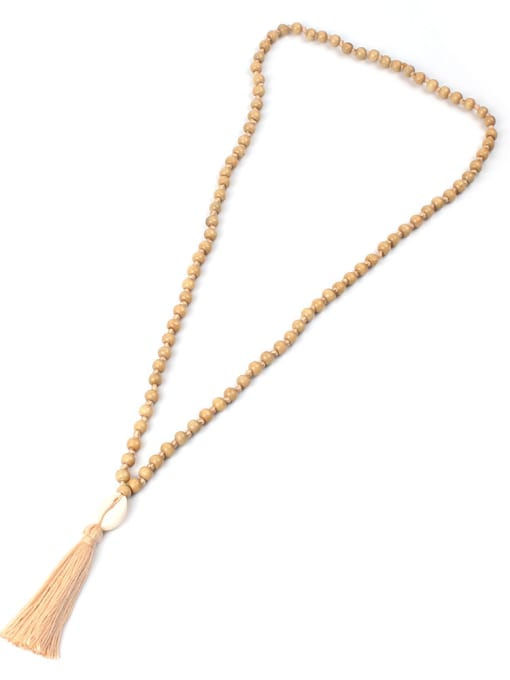 HN1914-L Shell Tassel Long Pendant Hot Selling Necklace