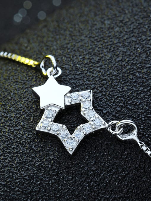 kwan Double Star Simple Style Women Necklace 2