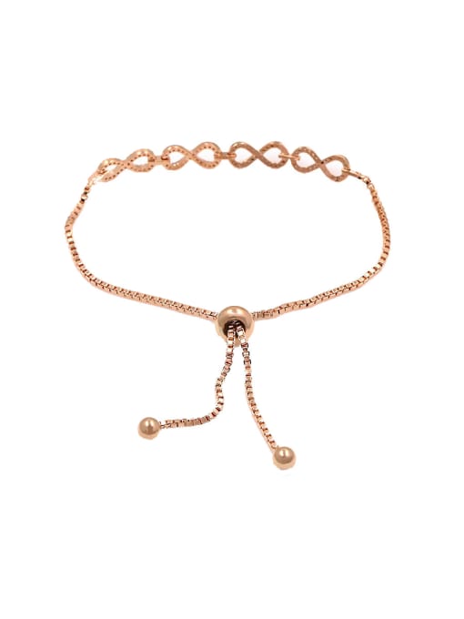 Mo Hai Copper With Cubic Zirconia Simplistic Insect 8 adjustable Bracelet 3