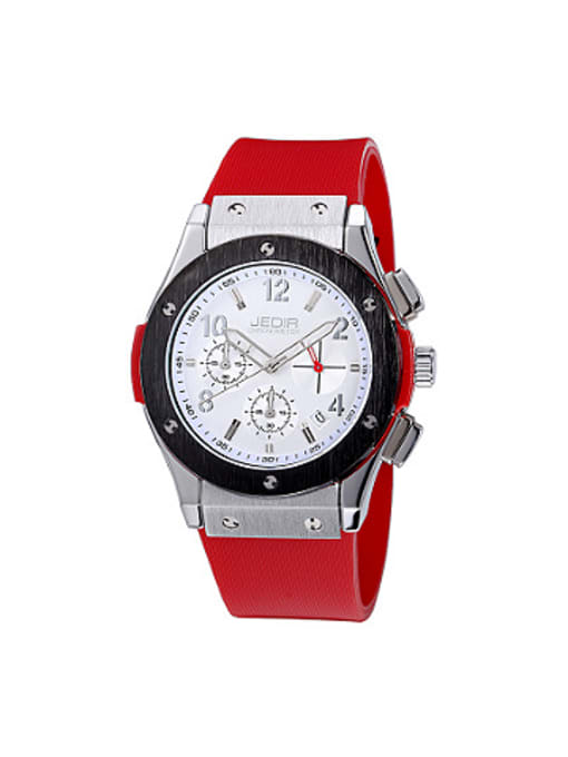 Red JEDIR Brand Fashion Glossy Watch