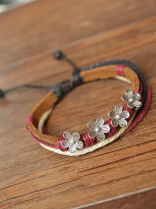 Dandelion Multi-layer Flower Shaped Women Bracelet