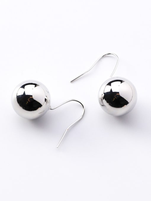 Girlhood Alloy With Gold Plated Fashion Ball Hook Earrings 1