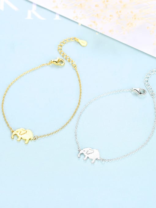 CCUI 925 Sterling Silver  Cute elephant Bracelets 1