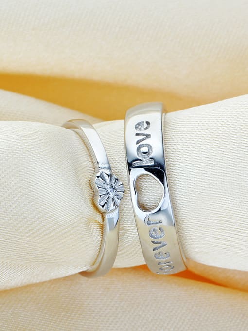 kwan S925 Silver Forever Love Lover Ring 1