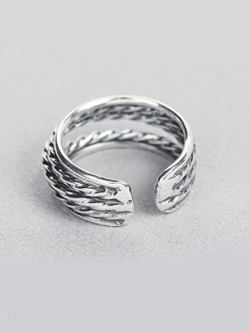 Peng Yuan Retro style Multi-layers Opening Ring 1