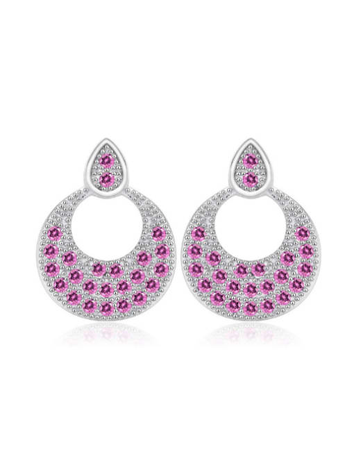 kwan Silver Accessories Micro Pave Stud Earrings 0