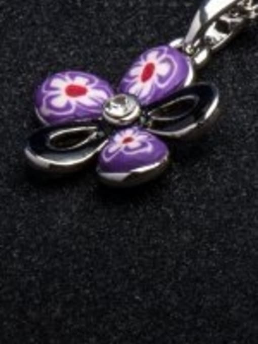 Ronaldo Trendy Flower Shaped Polymer Clay Necklace 1