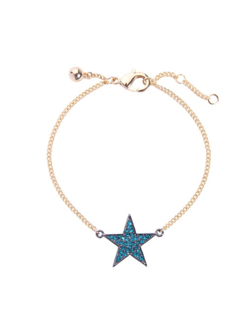 Golden -1 Retro Style Simple Star Accessories Elegant Bracelet