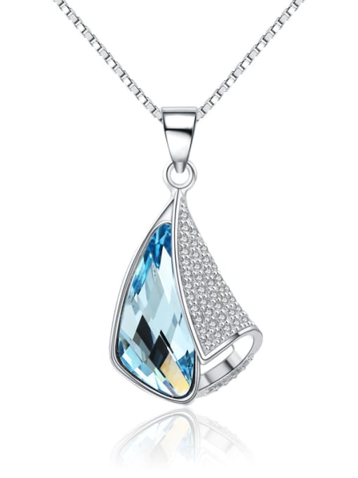 kwan Micro Pave Fashion Austria Crystal Pendant 2