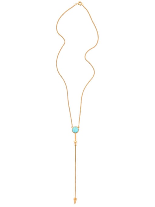 KM Simple Style Artificial Small Stones Necklace 1