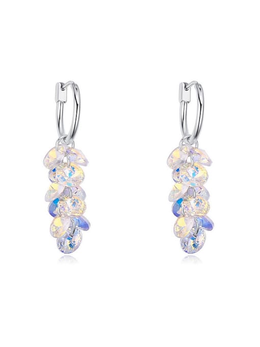 QIANZI Fashion austrian Crystals Stack Alloy Drop Earrings 0