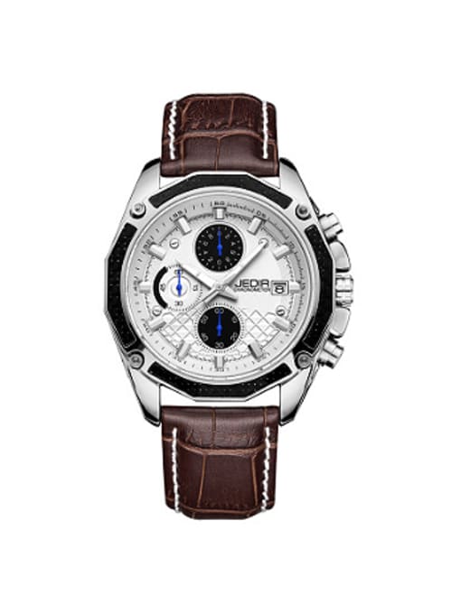 White JEDIR Brand Fashion Mechanical Watch