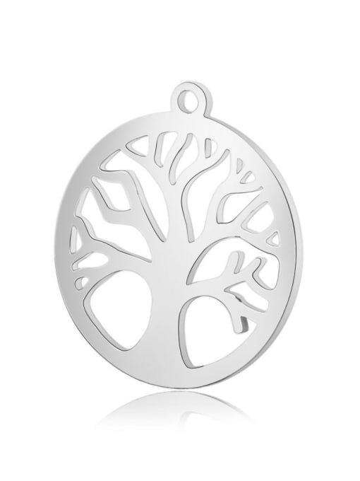 FTime Stainless Steel With Trendy Round With life tree Charms 0