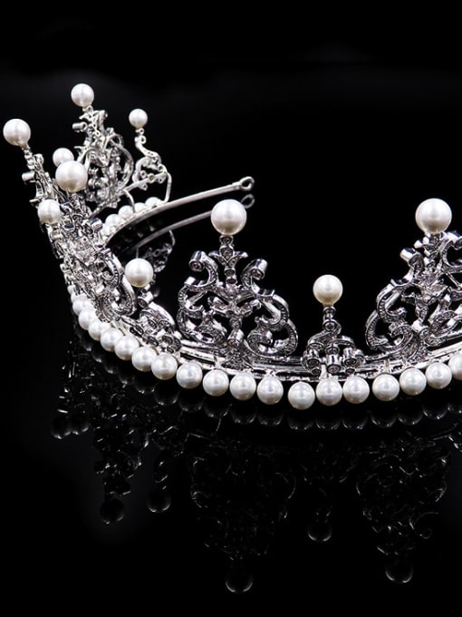 Cong Love Exquisite Zircons Artificial Pearls Wedding Hair Accessories 1